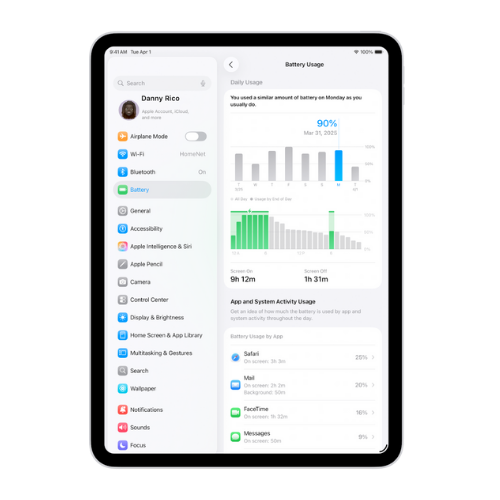iPad Battery Health Warning